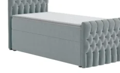 Boxbett mit Bettkasten und Fußteil Belek King
