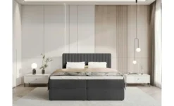 Boxbett mit Bettkasten und Topper Drayton