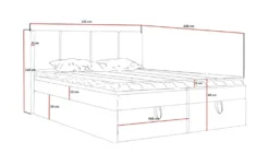 Boxbett mit Stauraum Macclesfield