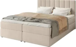 Boxbett mit Stauraum und Topper Devora