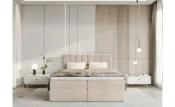 Boxbett mit Stauraum und Topper Devora