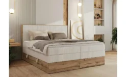 Boxspringbett mit Bettkasten Wood Classic King