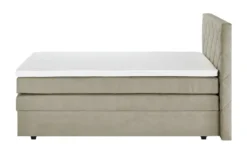 Boxspringbett mit Bettkasten und Topper, Beige Princess