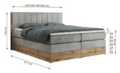 Boxspringbett mit Bettkasten Bellissimo King