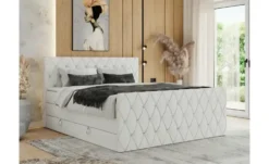 Boxspringbett mit Bettkasten Miren King Duo