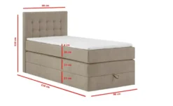 Boxspringbett mit Bettkasten Barcelona