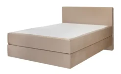 Boxspringbett 140x200 in beige Elin