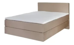 Boxspringbett 140x200 in beige Elin