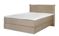 Boxspringbett 120x200 in beige Lunor