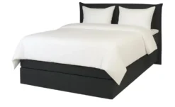 Boxspringbett 120x200 in dunkelgrau Lunor