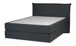 Boxspringbett 120x200 in dunkelgrau Lunor