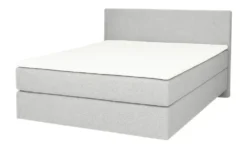 Boxspringbett 140x200 in hellgrau Elin