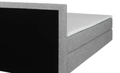 Boxspringbett 140x200 in hellgrau Elin