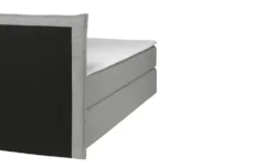 Boxspringbett 120x200 in hellgrau Lunor