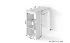 by Living Bartisch mit Stauraum Moby