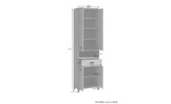 by Living Hochschrank Wellness
