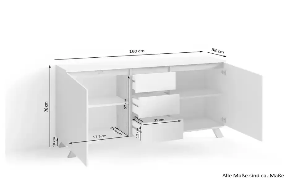 by Living Sideboard Valentin