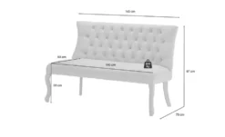 Collection by citamaass Samt-Polsterbank Felicita