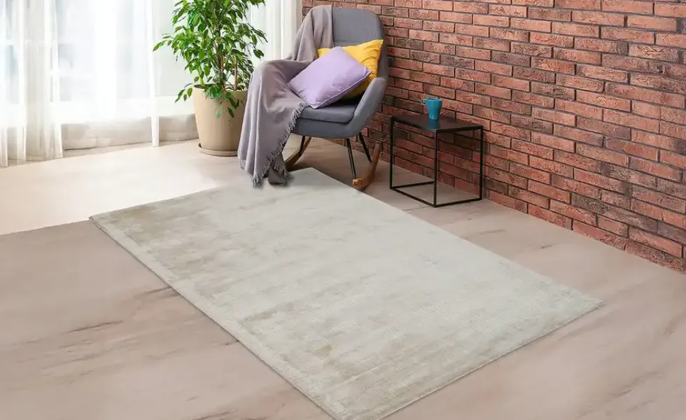 como Handloom-Teppich Hiver