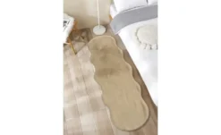como Kunstfell mit weichem Rücken Doppelfell Bunny-Soft