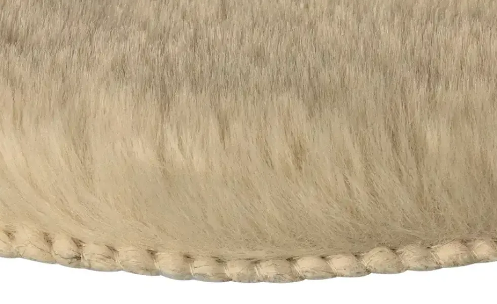 como Kunstfell mit weichem Rücken Doppelfell Bunny-Soft
