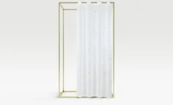 como Ösenschal Stickerei