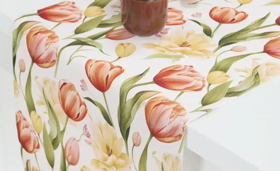 como Tischläufer Tulpen