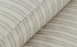 Como Green Satin Wende-Bettwäsche Calm Stripes