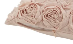 como Kissen Rosenapplikation