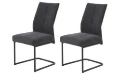 Cord-Polsterstuhl 2er-Set