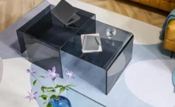 Couchtisch aus Glas Tessera