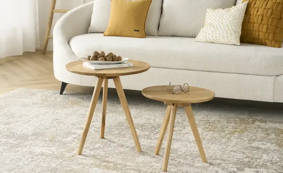Couchtische, 2er-Set Rotonda