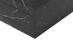 Couchtisch in Marmor-Optik schwarz Ortyga