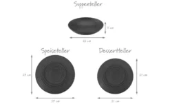 CreaTable Kombiservice Lava Stone