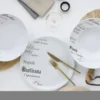 CreaTable Pizzateller 4er Set Europa