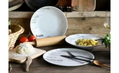 CreaTable Pizzateller 4er Set Europa