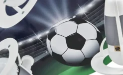 Deckenstrahler Fußball 3-flammig