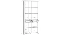 Doppelvitrine Toneo