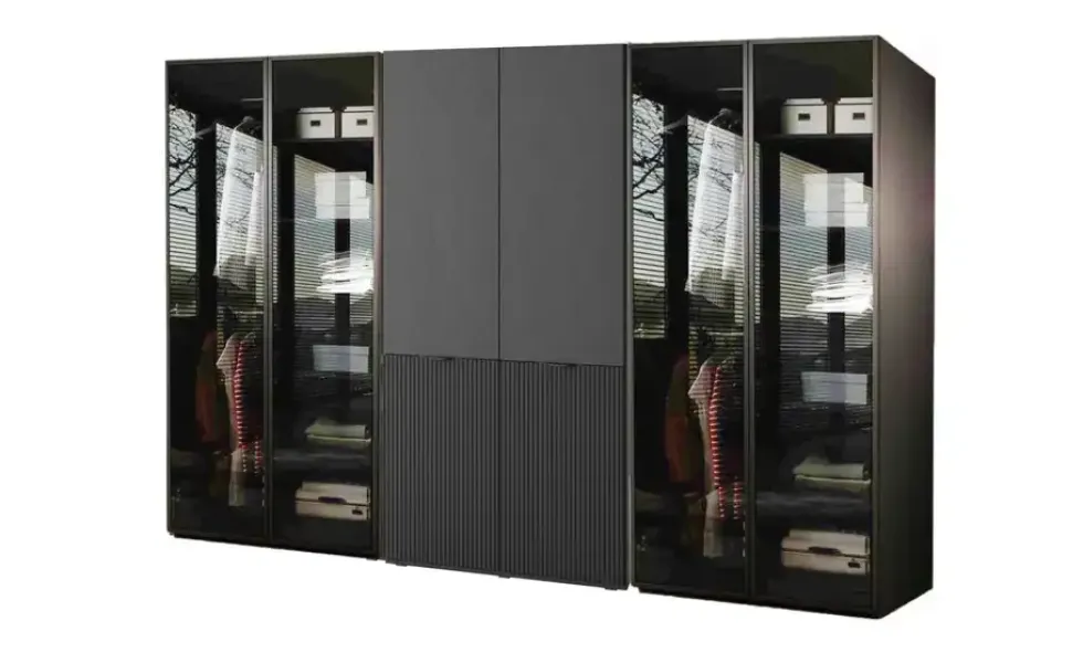 Drehtürenschrank 303 cm breit Sandbox