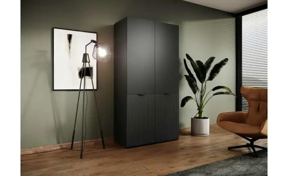Drehtürenschrank 303 cm breit Sandbox