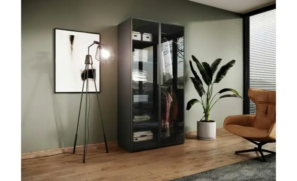 Drehtürenschrank 303 cm breit Sandbox
