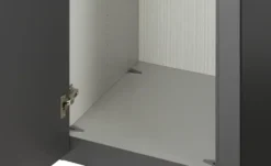 Drehtürenschrank 300 cm mit Glastüren Uma
