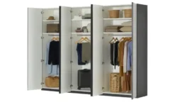 Drehtürenschrank Glassystem
