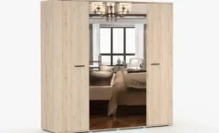 Drehtürenschrank mit Einlegeböden Bari