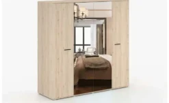Drehtürenschrank mit Einlegeböden Bari