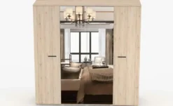 Drehtürenschrank mit Einlegeböden Bari