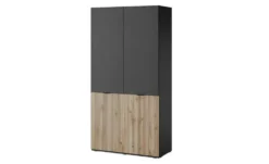 Drehtürenschrank mit Glastüren Sandbox