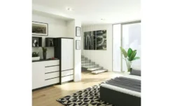 Drehtürenschrank mit 2 Schubladen Sina