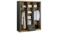 Drehtürenschrank mit Spiegel Countryside