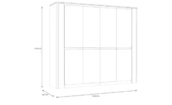 Drehtürenschrank Santori